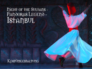 Traditionskostüme für die legendäre Tanzshow Night of the Sultans